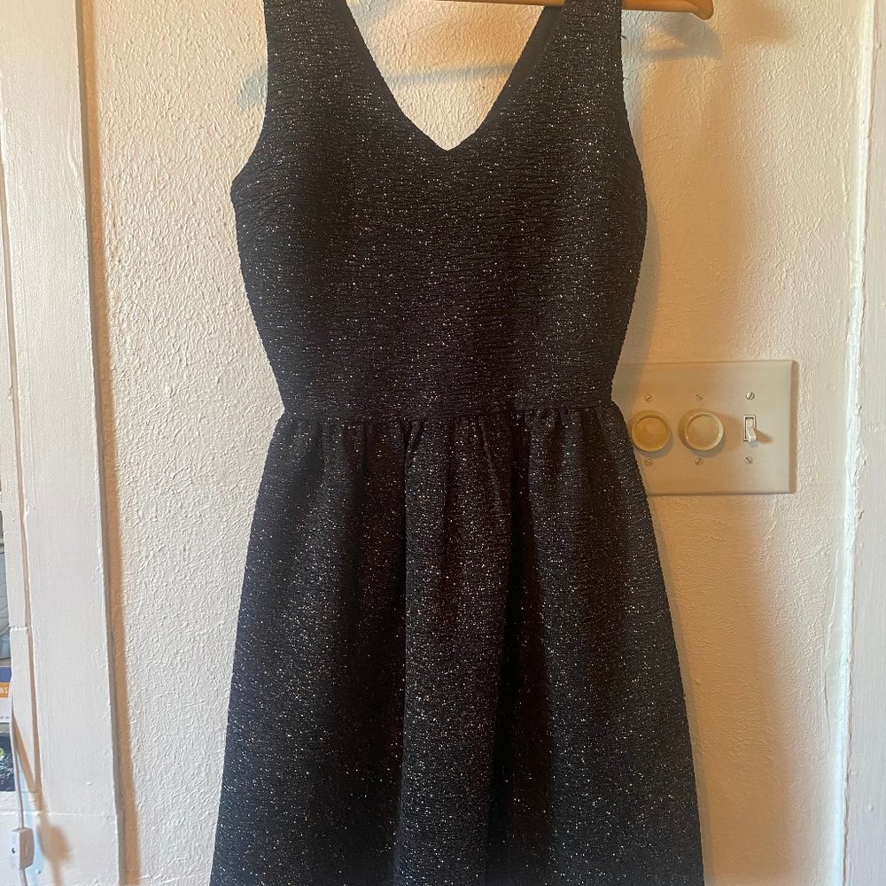 Black Sparkly Dress- Small